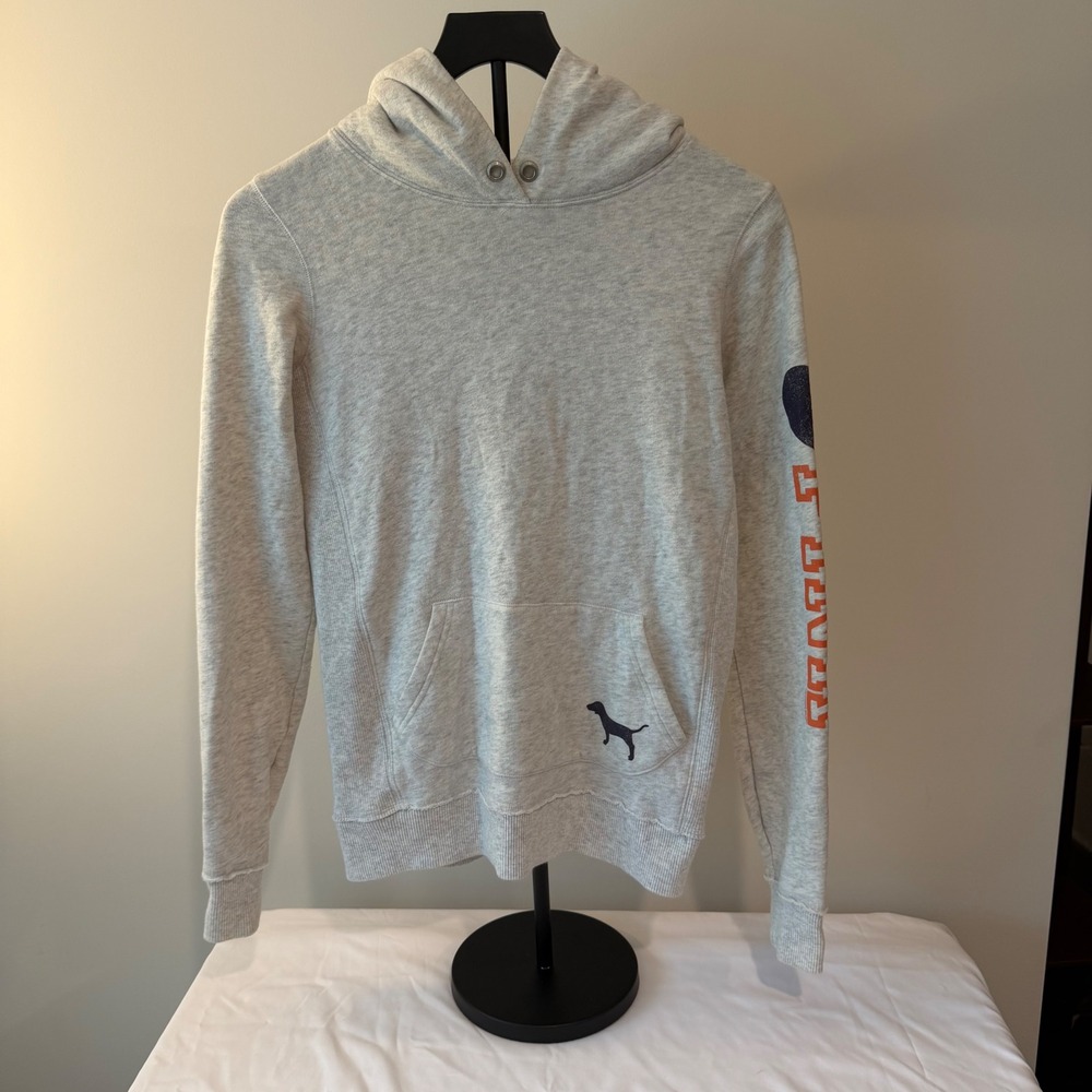 Victoria's Secret PINK University of Illinois Fighting Illini Gray Hoodie XS